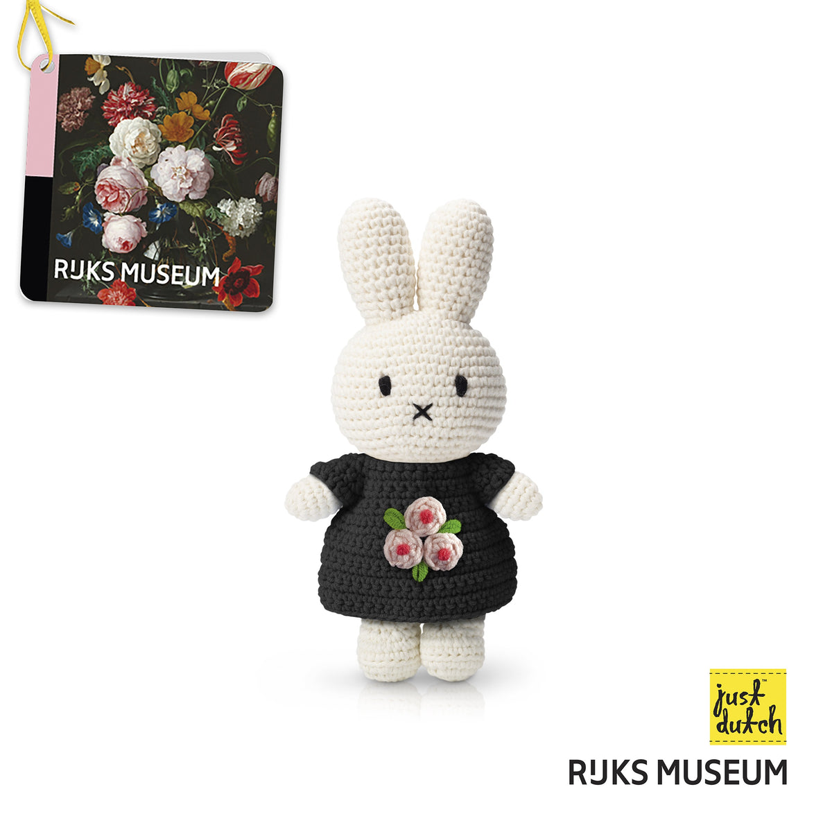 Peluche Miffy - Robe Fleurs Rijksmuseum