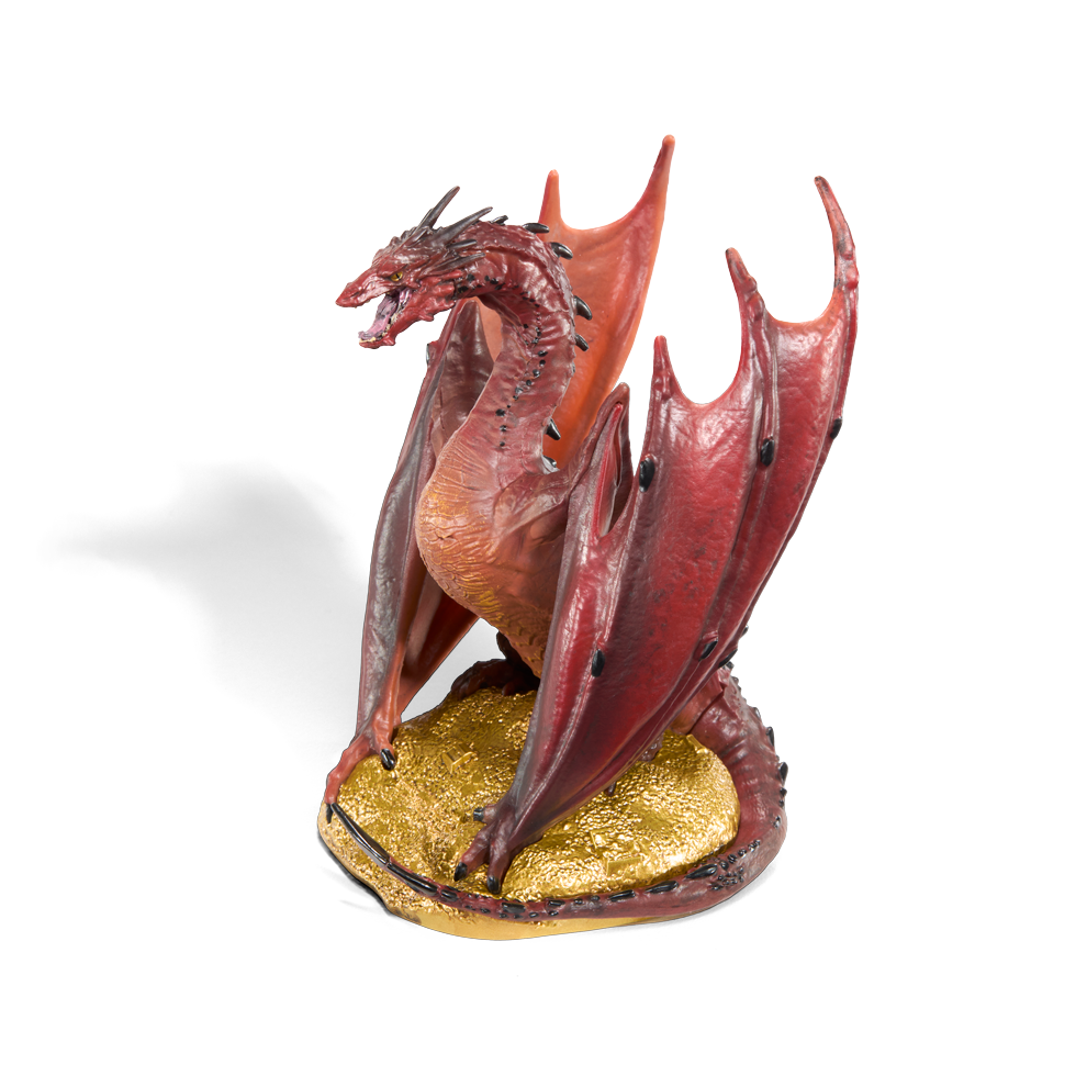 diorama smaug bilbon le hobbit figurine de collection noble collection