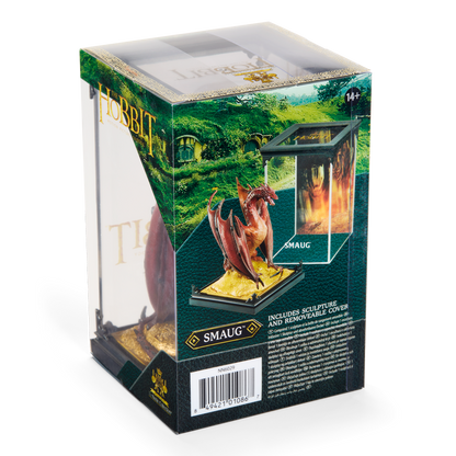 diorama smaug bilbon le hobbit figurine de collection noble collection