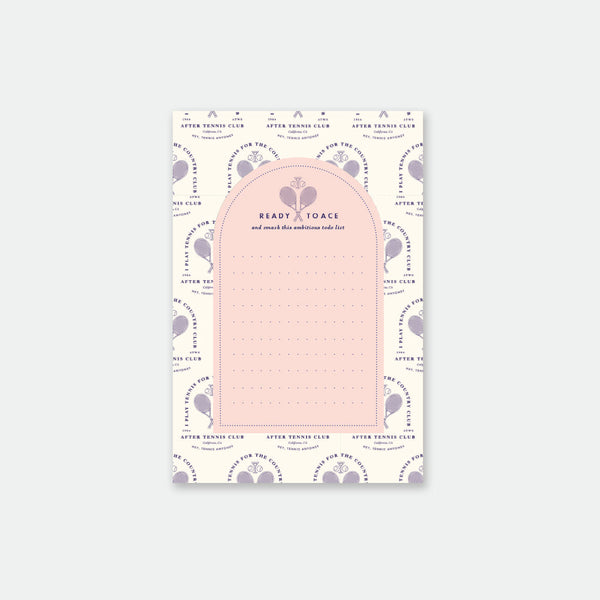Tennis Club - Notepad