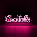 Rose cocktails neon