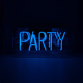 Neon PARTY Blau