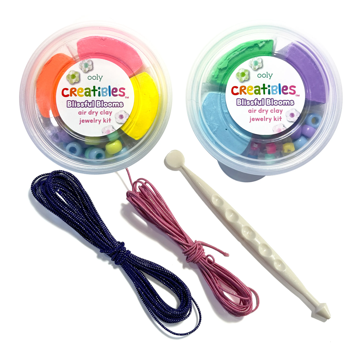 Kit bijoux en pâte autodurcissante Creatibles Blissful Blooms – OOLY