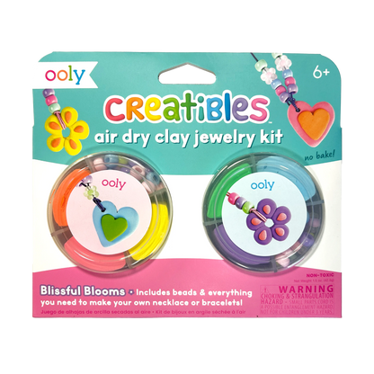 Kit bijoux en pâte autodurcissante Creatibles Blissful Blooms – OOLY