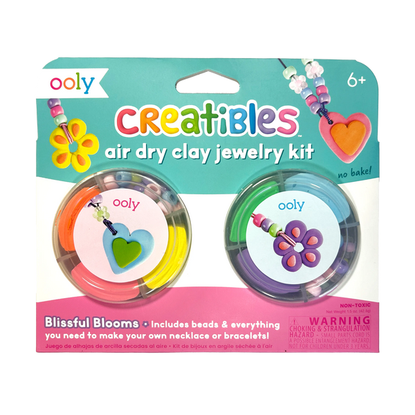 Kit bijoux en pâte autodurcissante Creatibles Blissful Blooms – OOLY