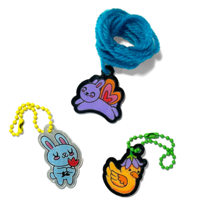 Kit plastique fou Shrink-Its! Amis du jardin – 20 motifs – OOLY