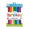 Stampables Double-Ended Stamp & Brush Markers – Set of 18
