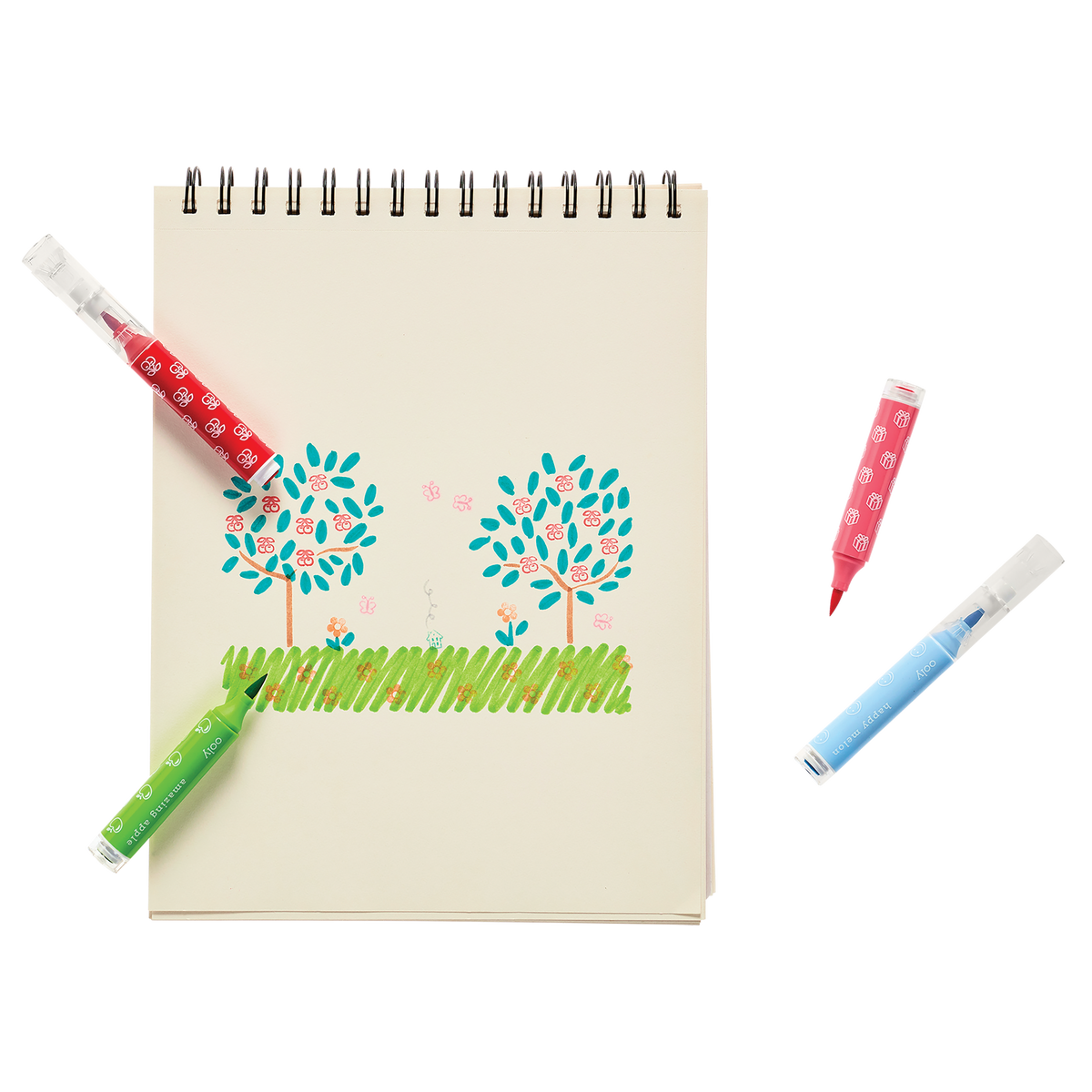 Stampables Double-Ended Stamp & Brush Markers – Set of 18