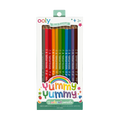 Crayons de couleur parfumés Yummy Yummy Fruits – Lot de 12 – OOLY