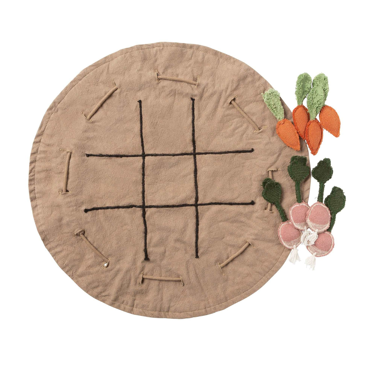 Fruits & Veggies – Jeu de morpion en tissu