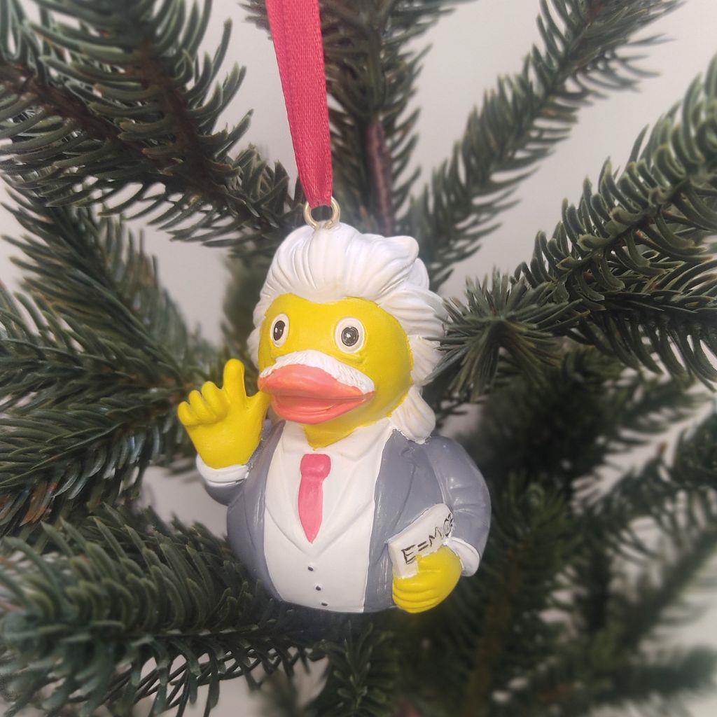 Décoration à suspendre Canard Albert Einstein