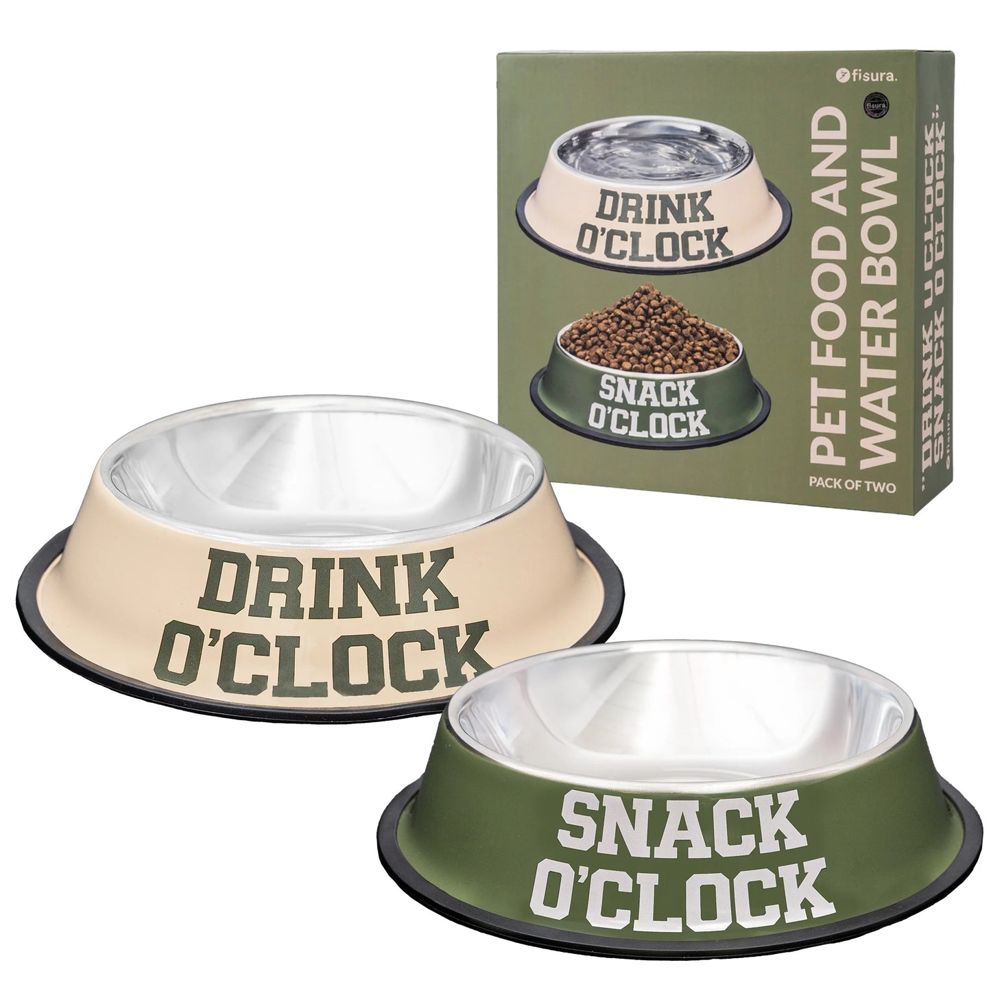 Gamelle et Abreuvoir « O’clock » – Fisura