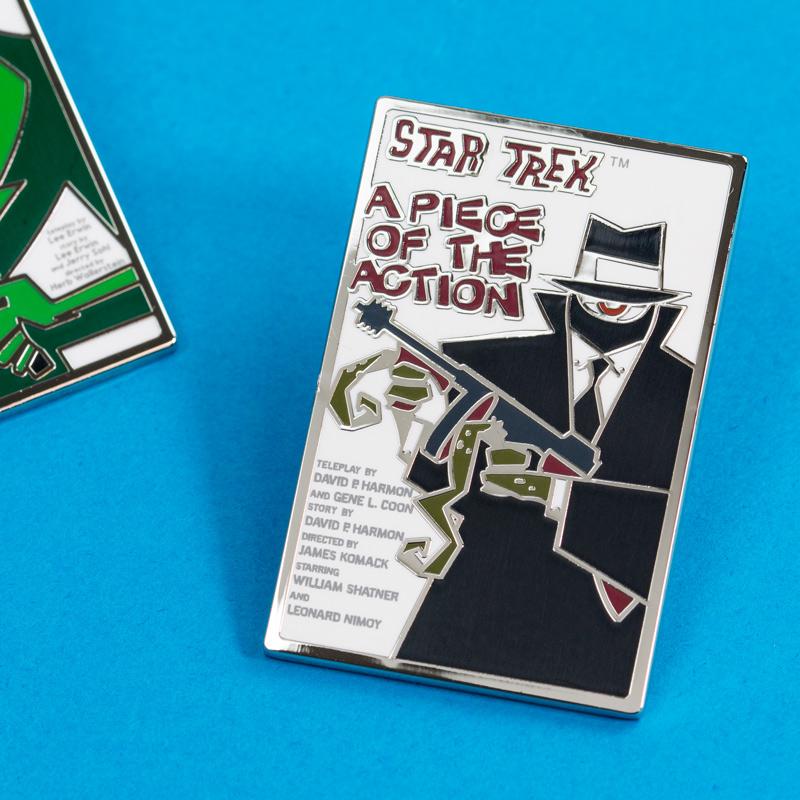 Pin Star Trek Set 1.4 - A Piece of Action et Whom Gods Destroy