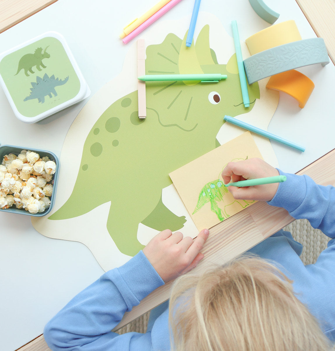 Set de table enfant - Petit dinosaure
