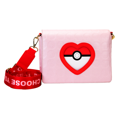 Loungefly Pokémon I Choose You Hearts Crossbody Bag - vue principale