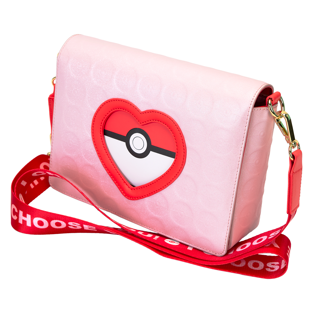 Loungefly Pokémon I Choose You Hearts Crossbody Bag - vue 4