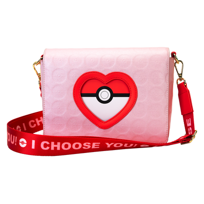 Loungefly Pokémon I Choose You Hearts Crossbody Bag - vue 2