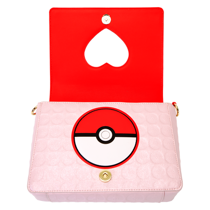 Loungefly Pokémon I Choose You Hearts Crossbody Bag - détail