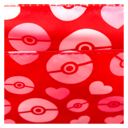 Loungefly Pokémon I Choose You Hearts Crossbody Bag - intérieur