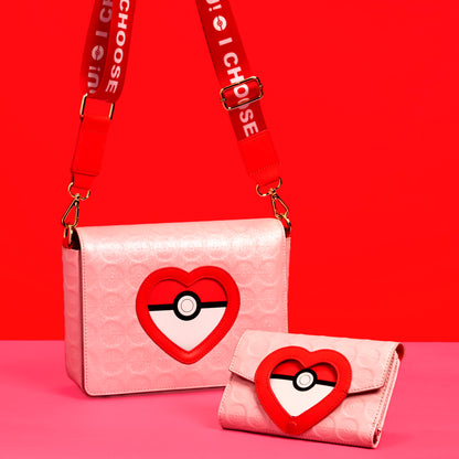 Loungefly Pokémon I Choose You Hearts Crossbody Bag - mise en scène