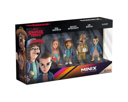 Pack 4 figurines - Stranger Things (Eleven, Dustin, Hopper, Max) 