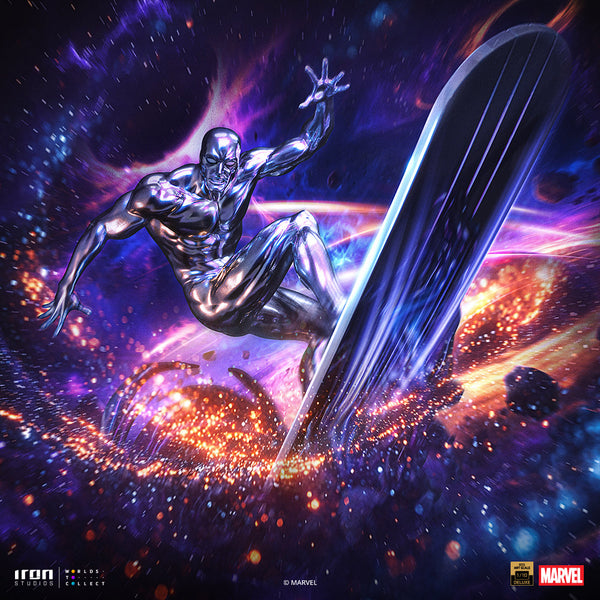 Statue Silver Surfer Deluxe - Infinity Gauntlet Diorama -BDS Art Scale 1/10 - The Fantastic Four