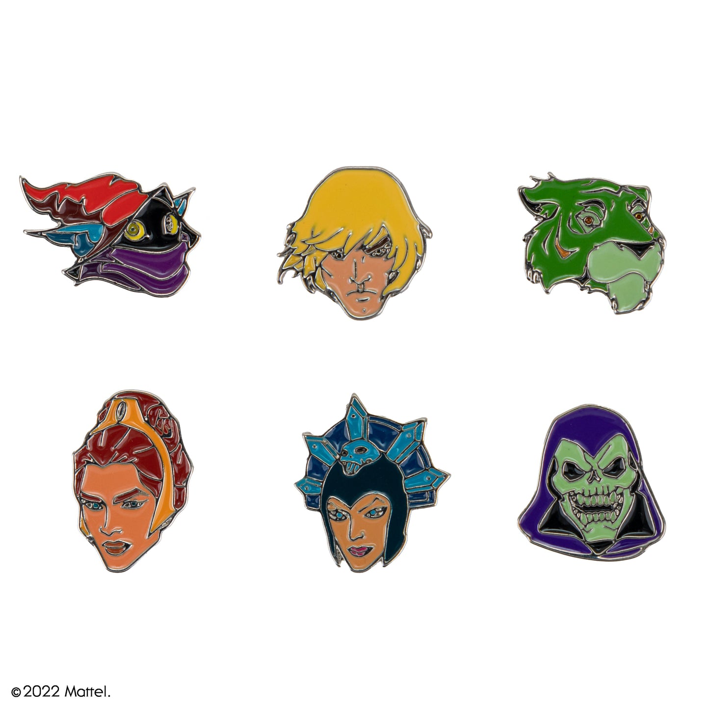 Set de 6 Pins Maîtres de l'Univers