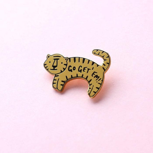 Tiger Pin "Go Get' Em"