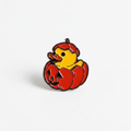 Pin’s Canard Jaune Citrouille