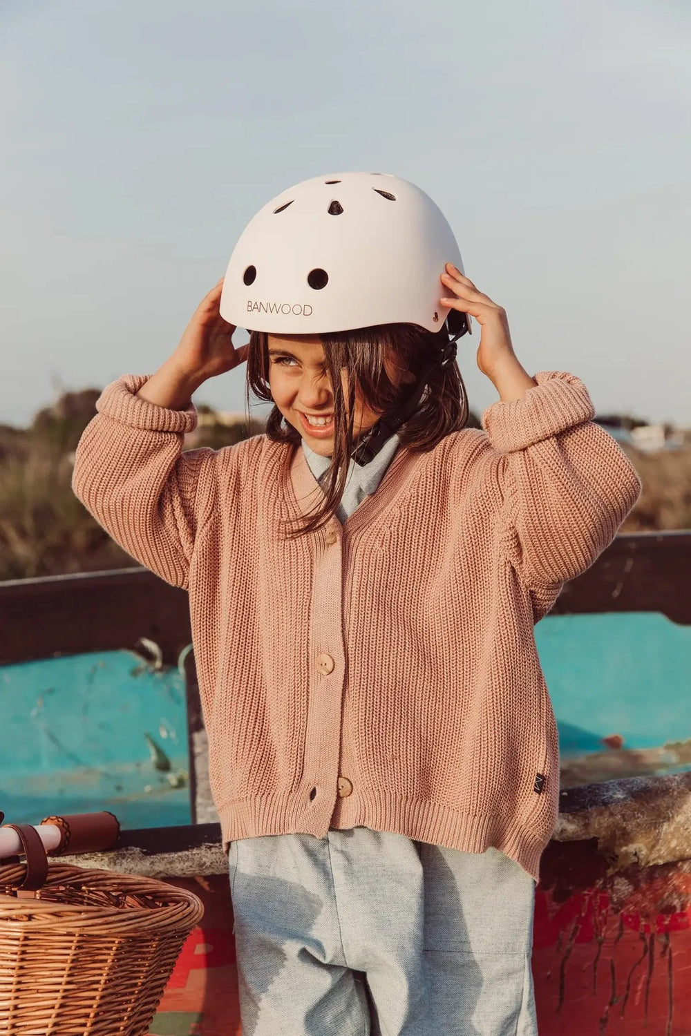 Casque Enfant – Rose Mat