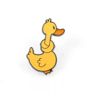 Twisted Neck Duck Pin