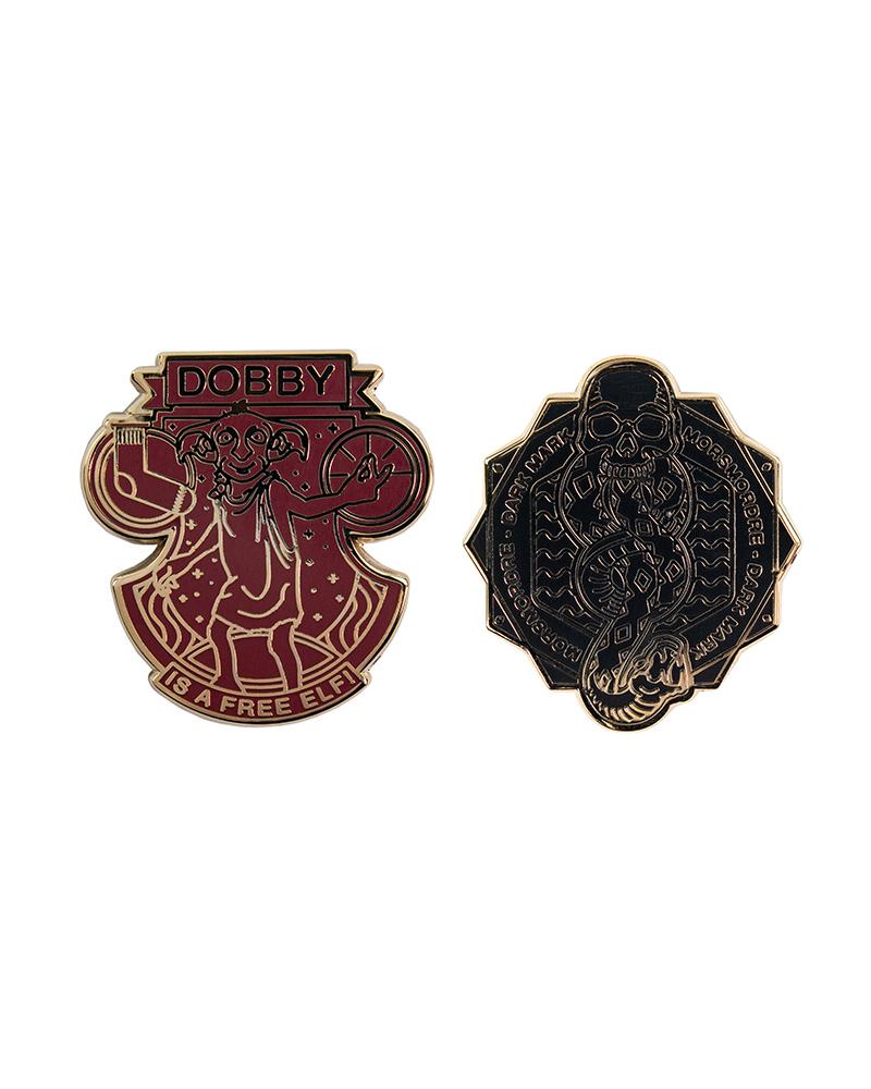 Pin Harry Potter lot 1.3 - La Marque des Ténèbres et Dobby