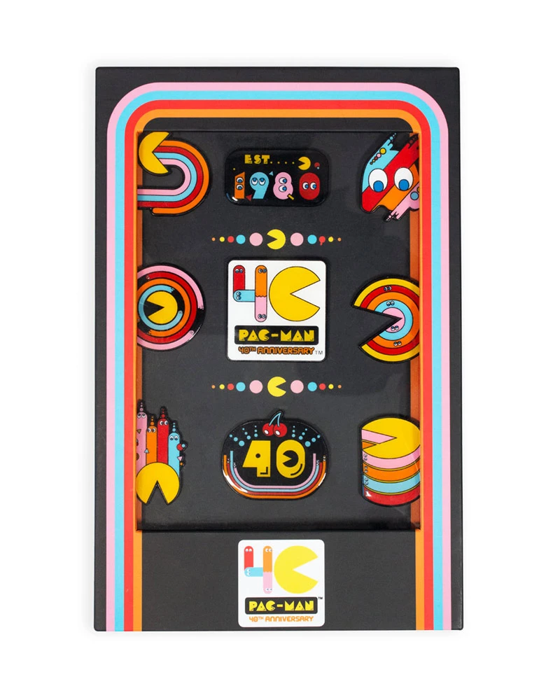 Pin Set PAC-MAN - 40e Anniversaire