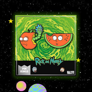 Pin Rick et Morty Set 1.2 - Morty Pomme et Morty Pastèque