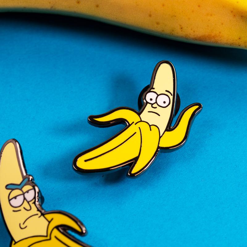 Pin's Rick et Morty Set 1.3 - Rick Banane et Morty Banane