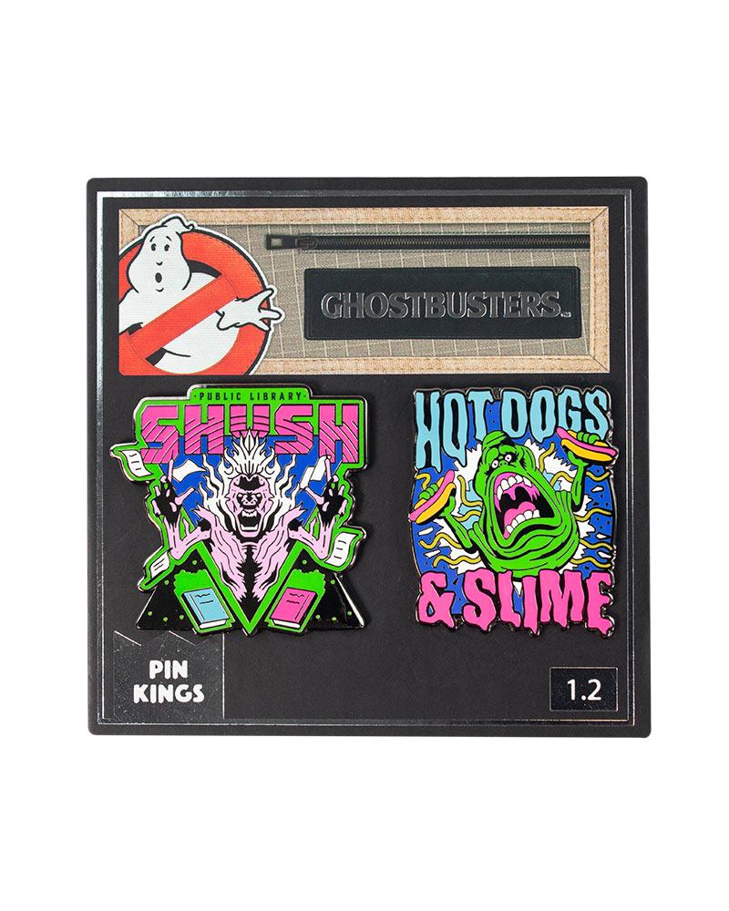 Pin SOS Fantômes Set 1.2 - Fantôme de la Bibliothèque et Slime