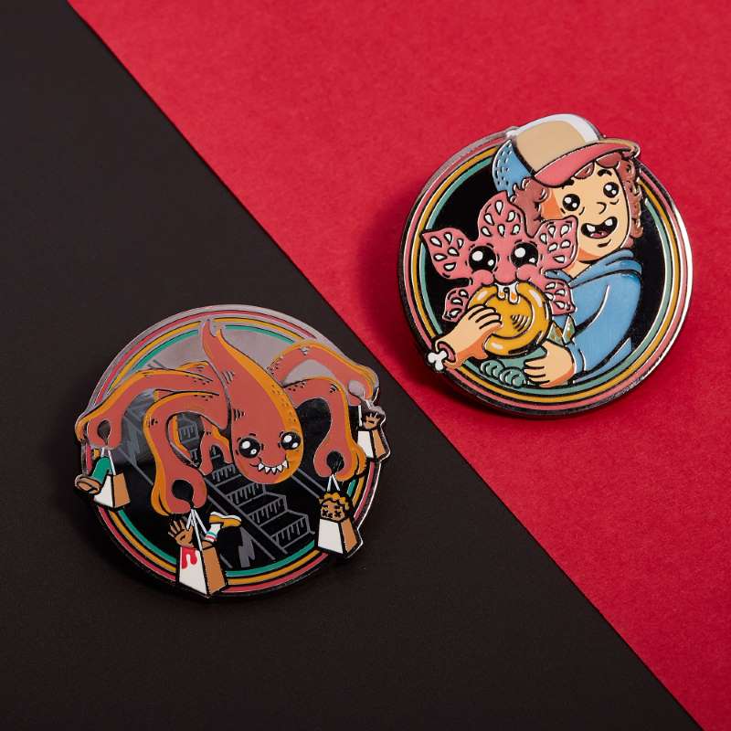 Pin Stranger Things Set 1.4 - Dustin, Dart et Flagelleur Mental