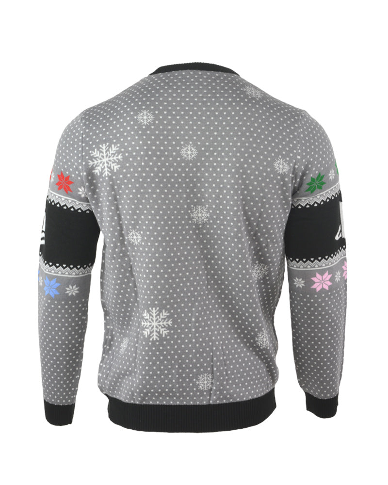 Christmas sweater symbols PlayStation Gris