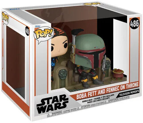 Pop! Boba Fett & Fennec Shand Moment op de troon 