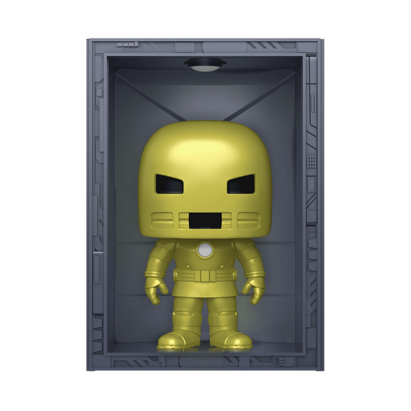 pop deluxe hall of armor iron man model 1 golden armor 1035