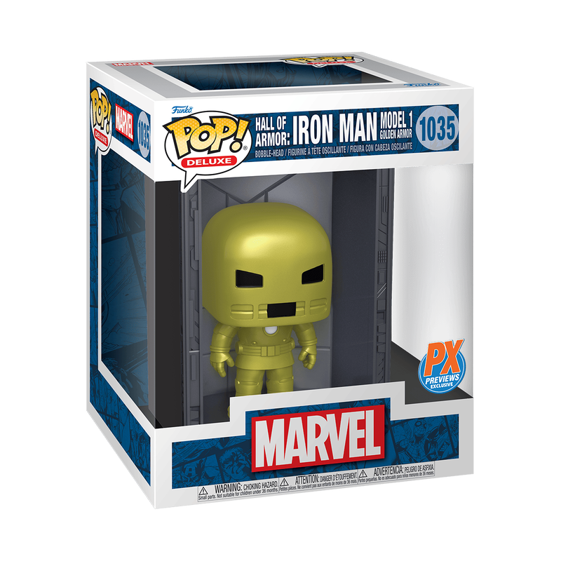 Pop! Deluxe Hall of Armor: Iron Man Model 1 Gouden Harnas 