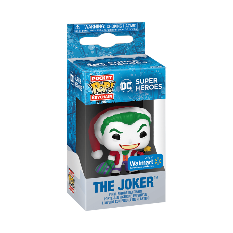 Pop! Keychain Le Joker en Père Noël