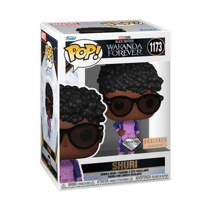 black panther shuri avec lunettes de soleil diamond edition
