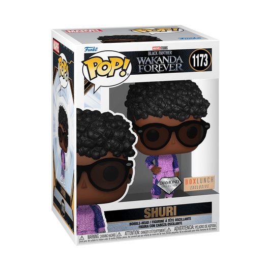 black panther shuri avec lunettes de soleil diamond edition