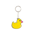 Bunte Enten-Schlüsselanhänger