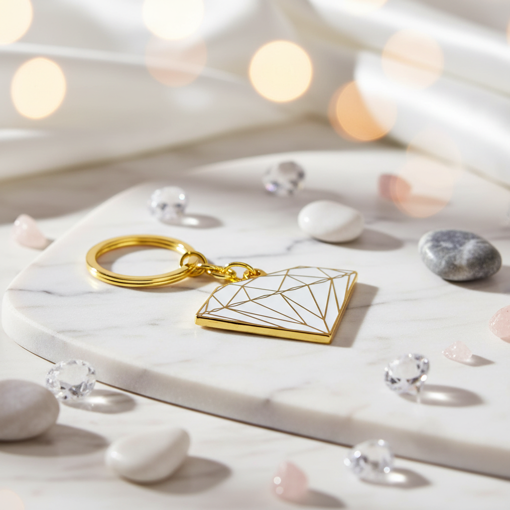 Diamond keyring