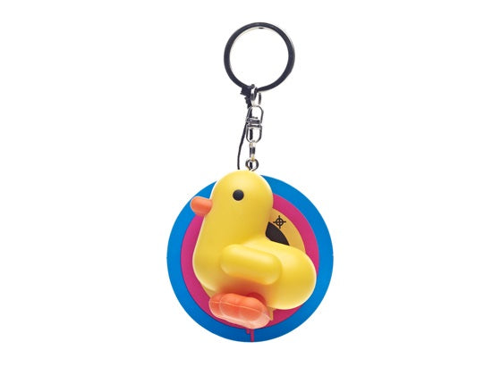 Gele eend sleutelhanger CMYK