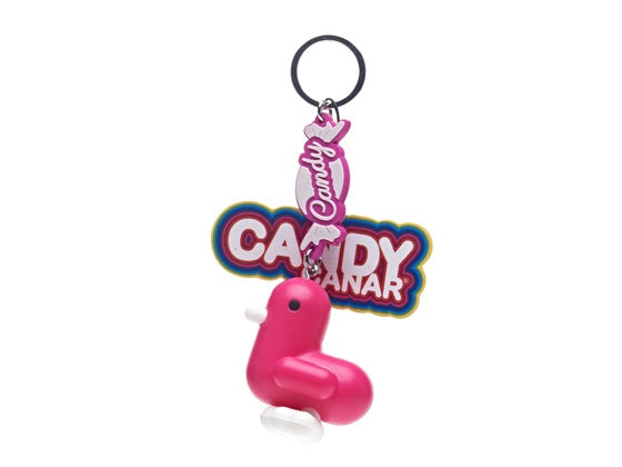 Porte-clés Canard Fuchsia Candy