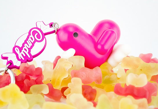 Porte-clés Canard Fuchsia Candy