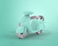 Porte Clés Scooter Turquoise